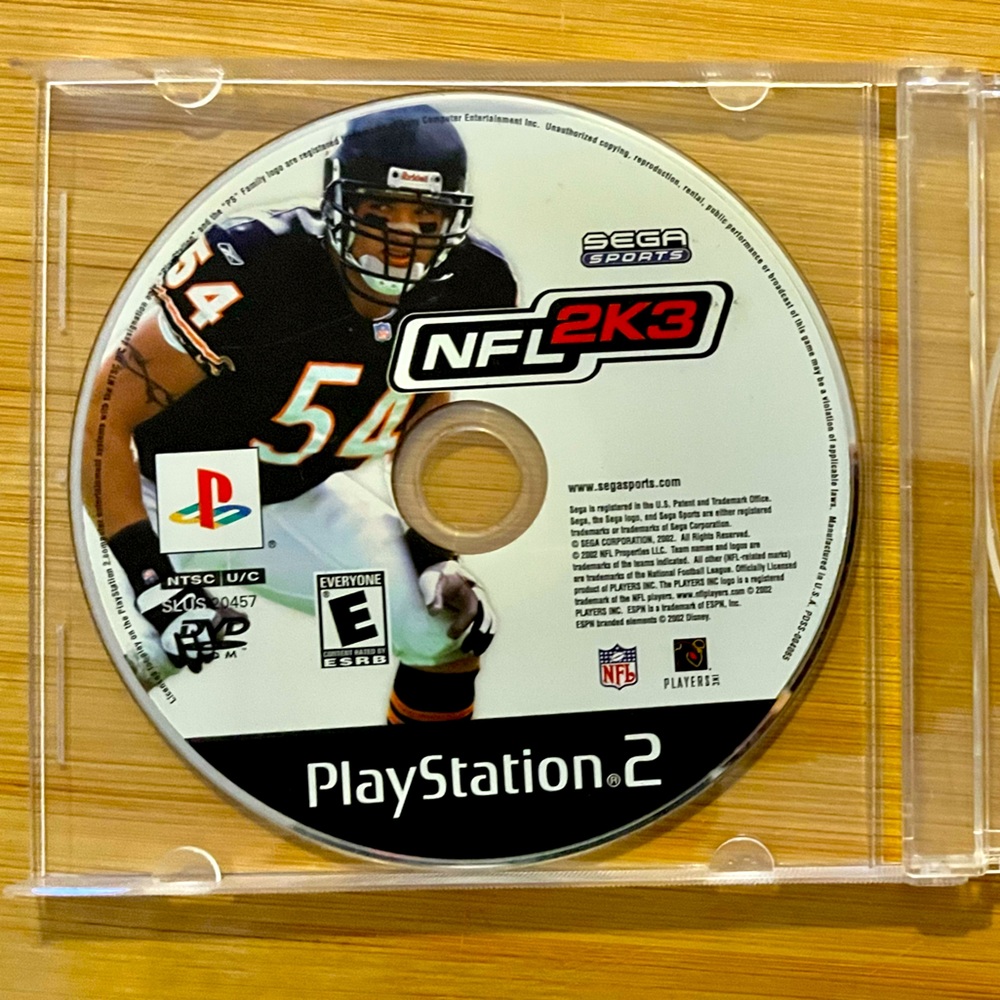 NFL 2K3 (PS2) - Disc Only
